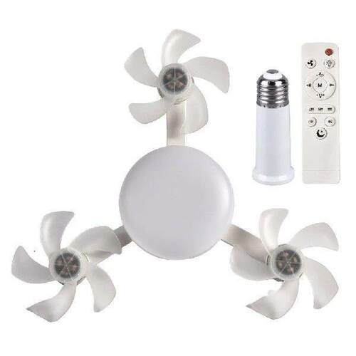 Drone Fan with LED Lantern Remote Control Electric Cordless