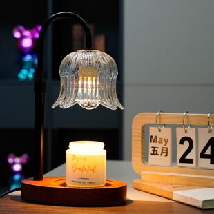 香薰灯蜡烛融蜡灯气氛灯床头灯小众高级男生女生生日礼物烛台新婚
