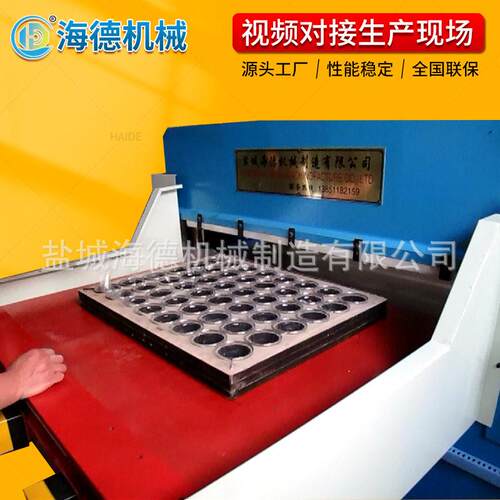 自动裁断机80吨精密四柱双油缸珍珠棉边送料数控模切机吸塑冲床