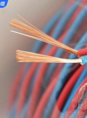 RS导体铜芯软电线聚氯乙烯缘绞型连接软电线绝RVS双绞双绞花V线