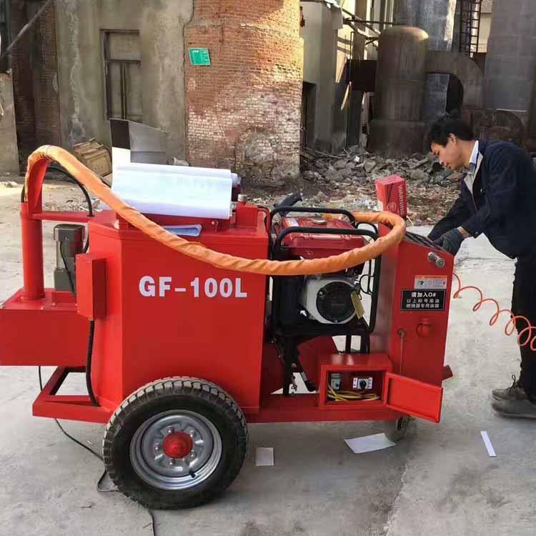 牵引式沥青灌缝机路面养护公路裂缝修补机自加热智能沥青灌缝机