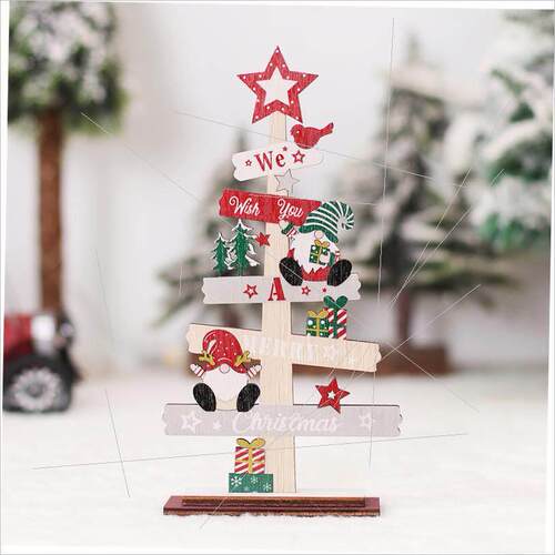 Christmas tree decoration cartoon faceless doll decoration