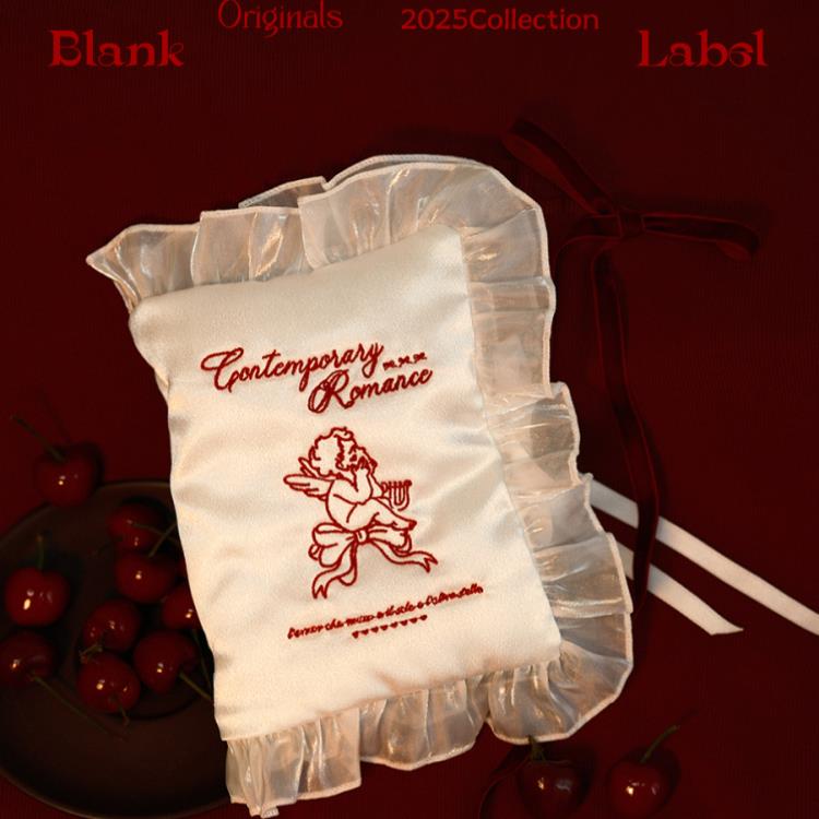 BlankLabel·法式刺绣浪漫风小天使拼贴A6手帐卡册书皮相册活页夹