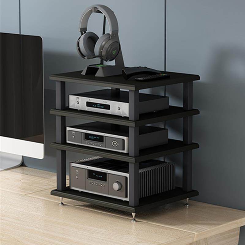 芙蕾米桌面台式耳机架子放大器耳放架小机架功放解码器支架音箱音响机柜床笠拉车