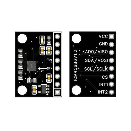 六轴IMU ICM45686模块 高性能6DOF,支持SPI IIC 性能优于ICM42688