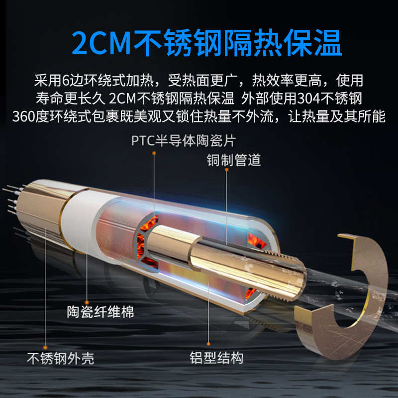 紫铜半导体大功率电锅炉 家用工商业落地式电采暖锅炉 家用电锅炉