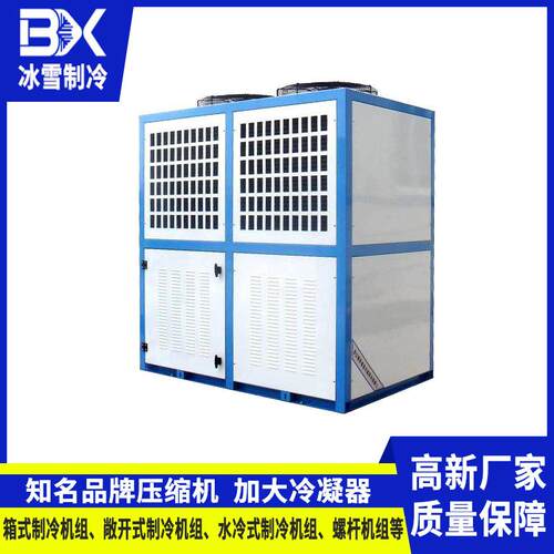 冷凝机组箱式制冷机组 蔬菜冷藏制冷设备 保鲜库冷藏库冷水机组