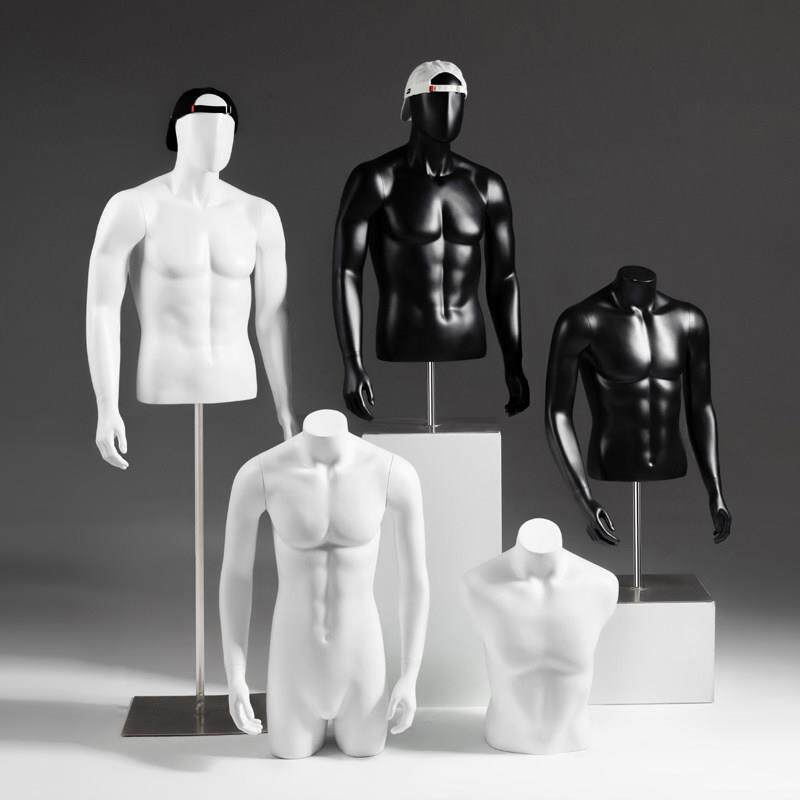 服装店模特道具男半身假人橱窗陈列男装店全身人台模特内衣展示架