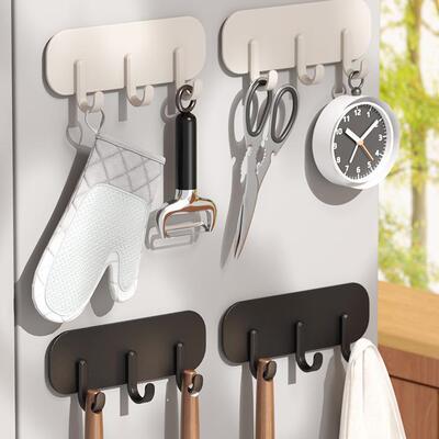 New Household Kitchen Refrigerator Magnetic Hooks, Strong an