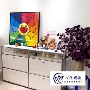 usm柜中古模块组合餐边柜现代简约家用落地收纳客厅墙边储物柜子