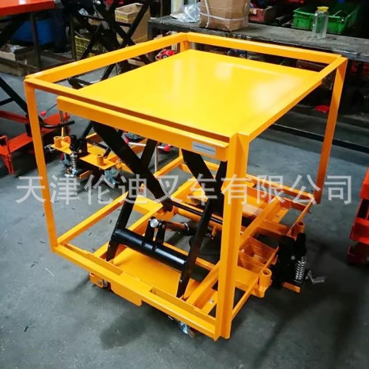150-2000kg手动液压平台车/手推车/手动小升降平台/模具装卸平台