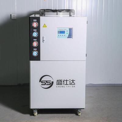 10匹风冷式机工冷水 吹塑制业冷机设备模机具冷却降温冰水机TKF厂