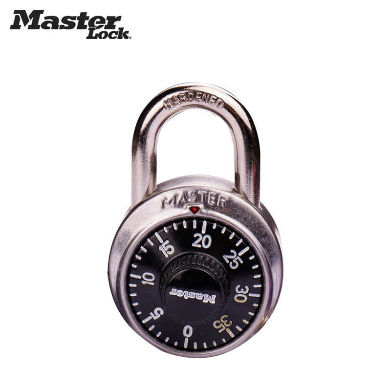 masterlock玛斯特锁具健身房旋转固定密码挂锁1500MCND耐用