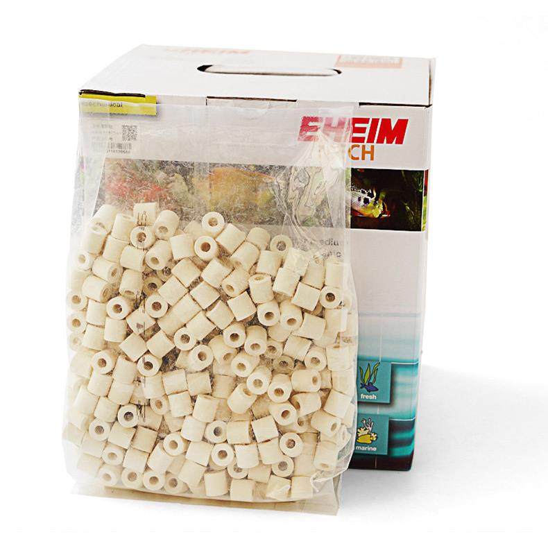 高档德国伊罕水族滤I材小饼石龙英球陶瓷环EHEM鱼缸生物培干菌鱼