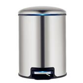 家用不锈钢垃圾桶箱欧式 创意卫生间厨房客厅带有盖 卧室脚踩脚踏式