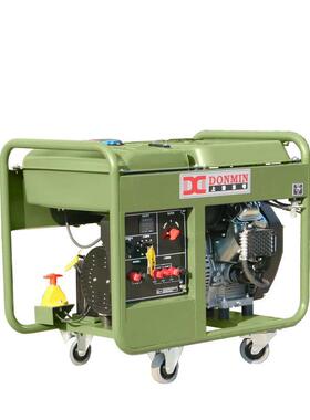 东明10KW单三相配套施工移动汽油发电机DMDS12000CXD-BD