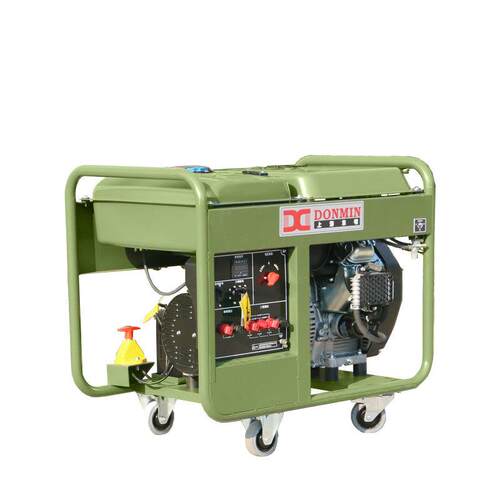 东明10KW单三相配套施工移动汽油发电机DMDS12000CXD-BD