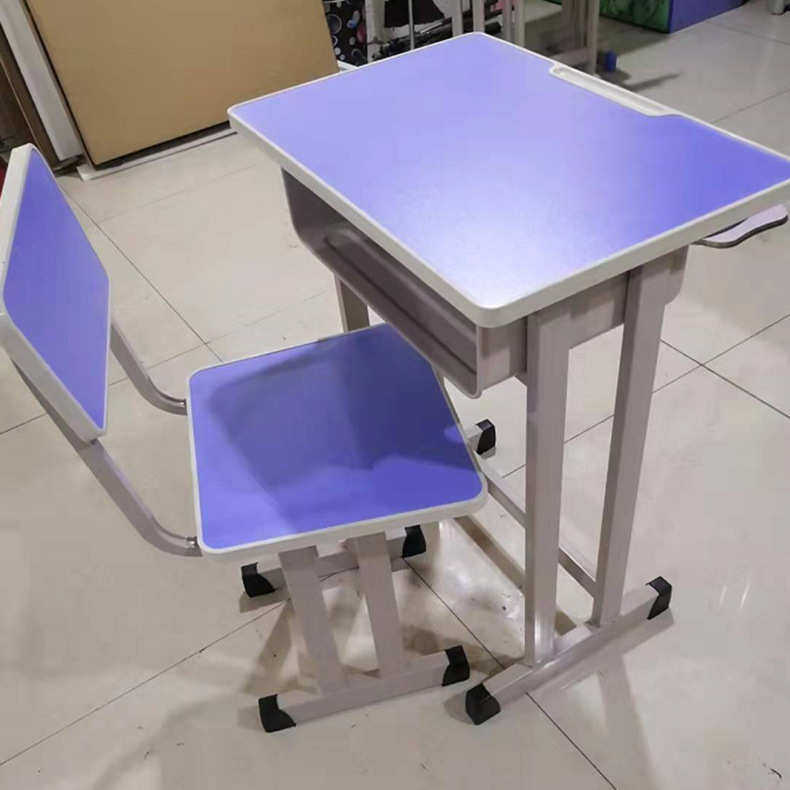 桌椅套装河北厂家批发单人升降简易课桌学校学生学习写字课桌椅