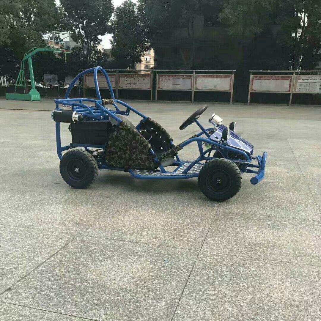 单座125CC儿童款户外场地赛道游乐场地越野汽油单人电动卡丁车沙