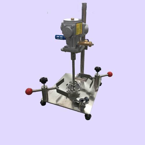 厂家直供实验室桌上型气动搅拌机 2-10L桶用夹式搅拌器加斯顿