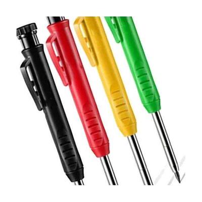 4 Pack Woodworking Pencil Set with Refill 2.8Mm Built-In