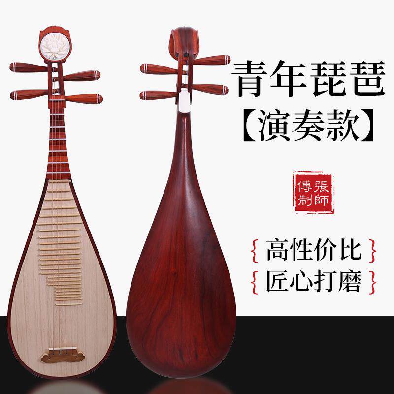 高档语弹初 | 青年琵琶 中号学门自学器专业乐检定考试花梨木入成