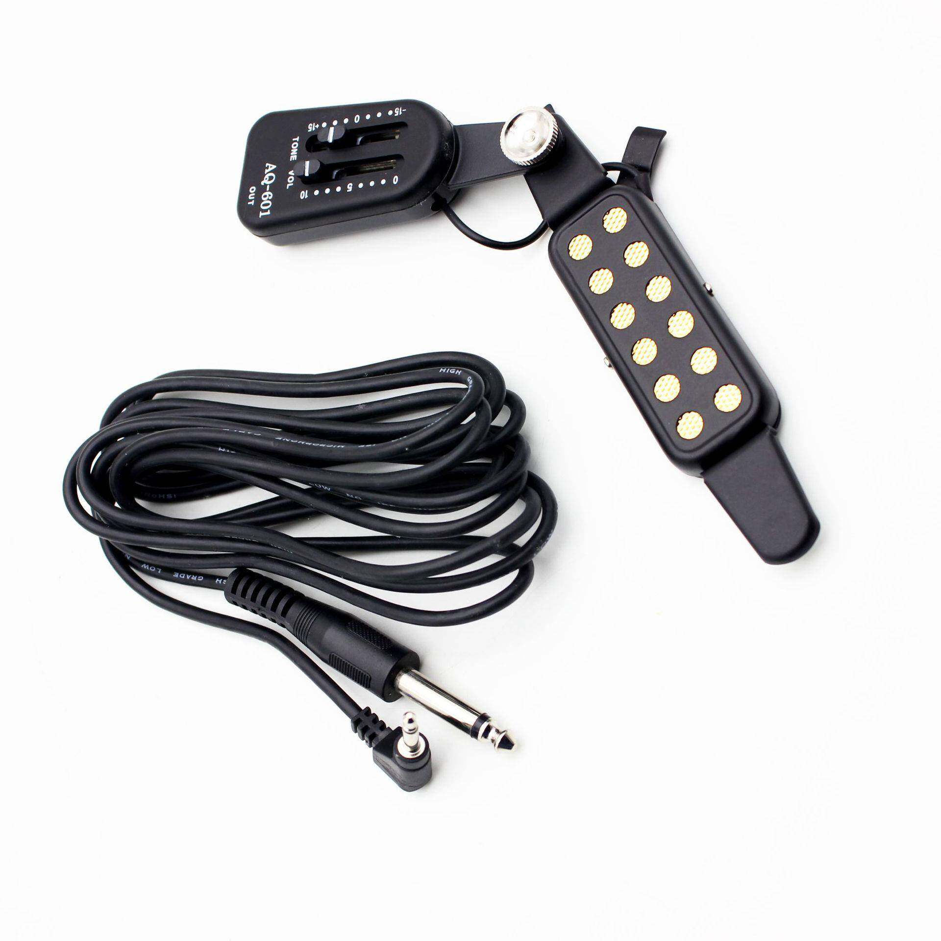 AQ-601免打孔拾音器民谣古典木吉他拾音器自带3米连接线吉他配件