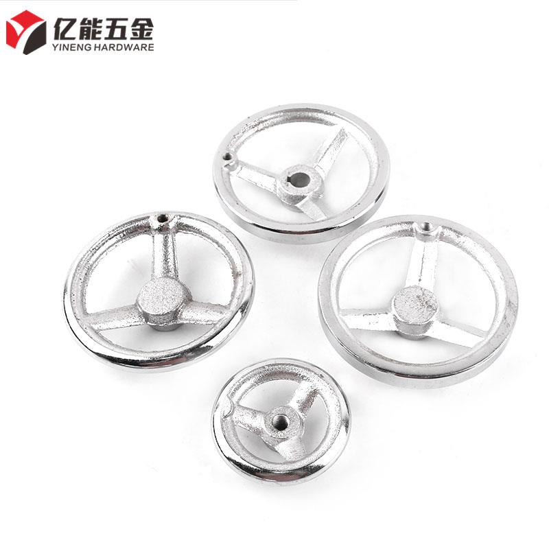 铸铁镀铬手轮/电镀精密方