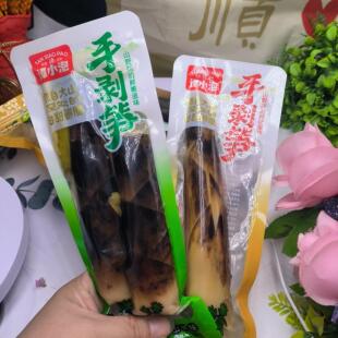 谭小泡手剥笋源自大山深处的甘甜鲜脆笋山野间鲜嫩滋味山椒味老汤