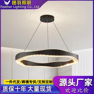 现代简约吊灯客厅主灯意式极简超亮客厅灯卧室灯全屋组合中山灯具