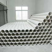 400 250雨水管薄壁农田灌溉批发大口upvc水管白色塑料径排水管