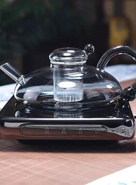 2025新款小坐S2砚台电陶炉煮茶器家用小型玻璃蒸煮一体烧水壶茶具