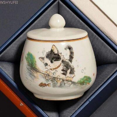 Funeral Ashes Jar Urn for Human Cremation Pet Ashes Holder