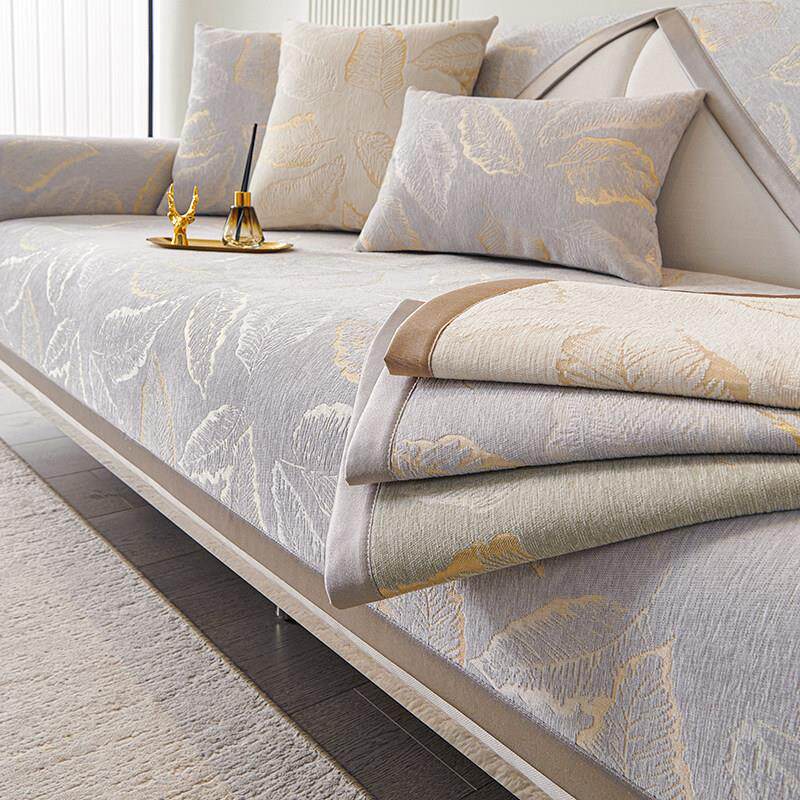 高级感雪尼尔沙发垫子四季通用2025新款轻奢防滑高档坐垫罩盖布巾