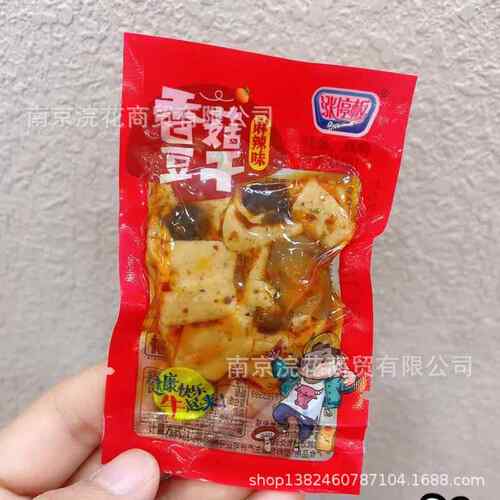 涨停板 香菇豆干香辣味山椒味五香味麻辣味烧烤味泡椒味 5斤/袋