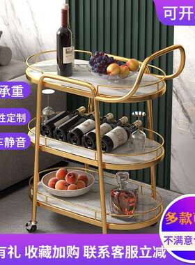 手推餐车商用厅移动酒店用轮LOO子静音超网红火锅店小推餐车收家