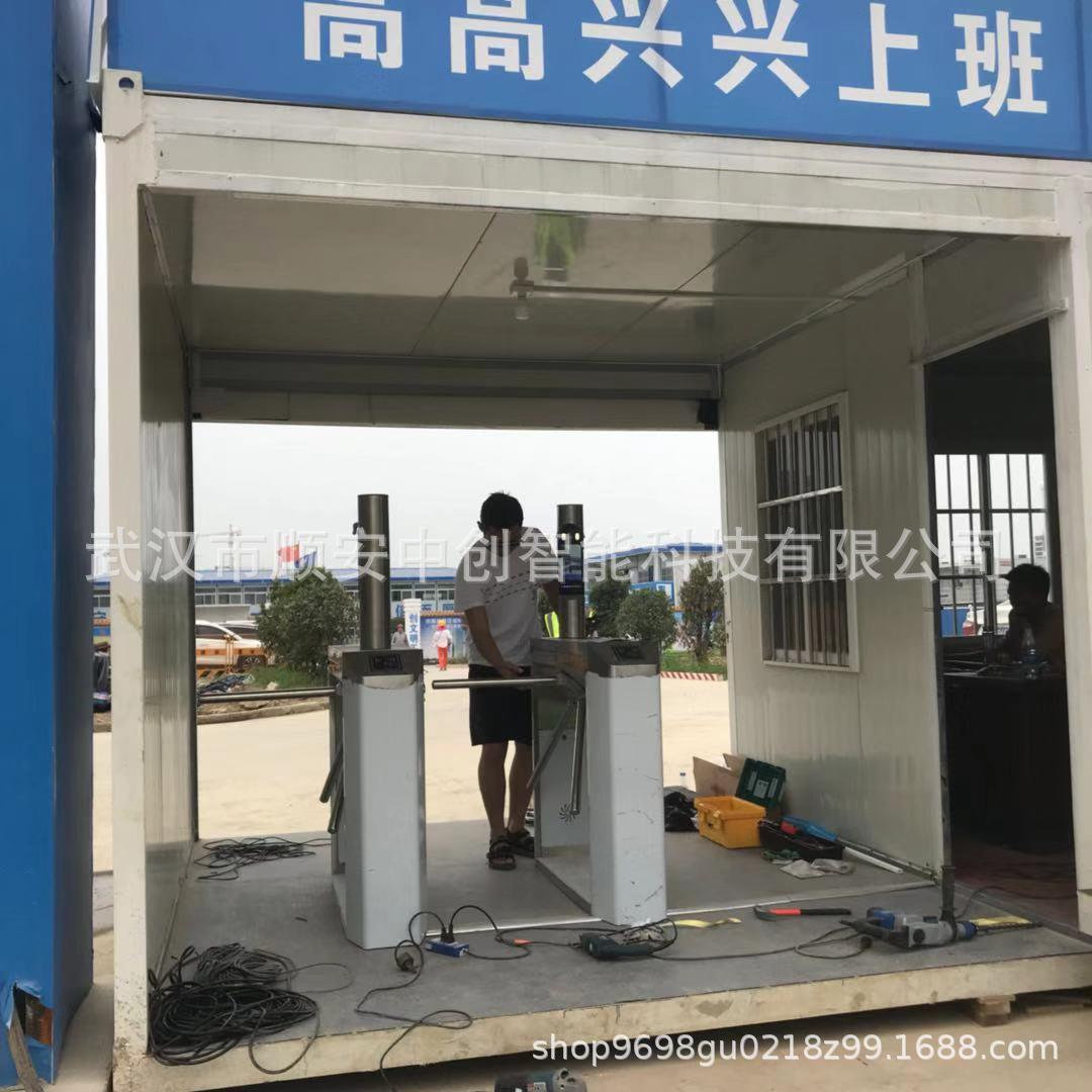 工地门禁系统三辊闸人行通道闸机动态人脸识别闸机武汉现货三棍闸