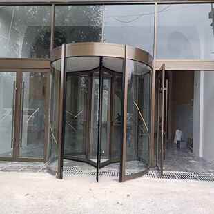 酒店商厦自动旋转门 两翼感应旋转门 自动感应门 酒店三翼旋转门