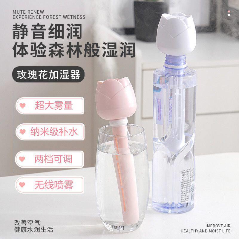 物理加湿神器植物加湿器充电家用静音迷你喷雾器便携式车载加湿器