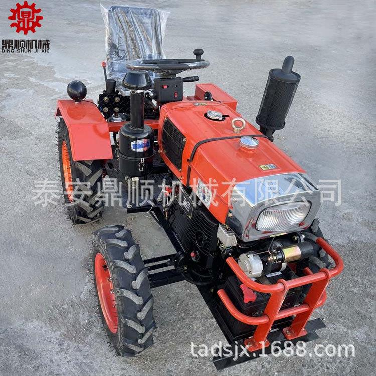 新款12马力小型乘坐式多功能拖拉机可出口农用微型小四轮车