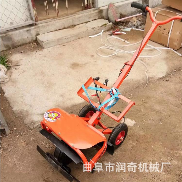 电动除草机小型除草机开沟机器充电翻土松土微耕机农用多功能玉米
