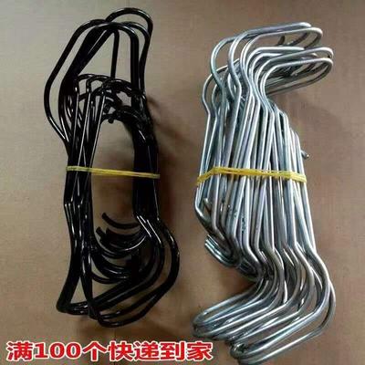 包邮园艺温室大棚配件热镀锌压顶簧钢丝夹加粗卡簧钢管卡扣顶弹簧