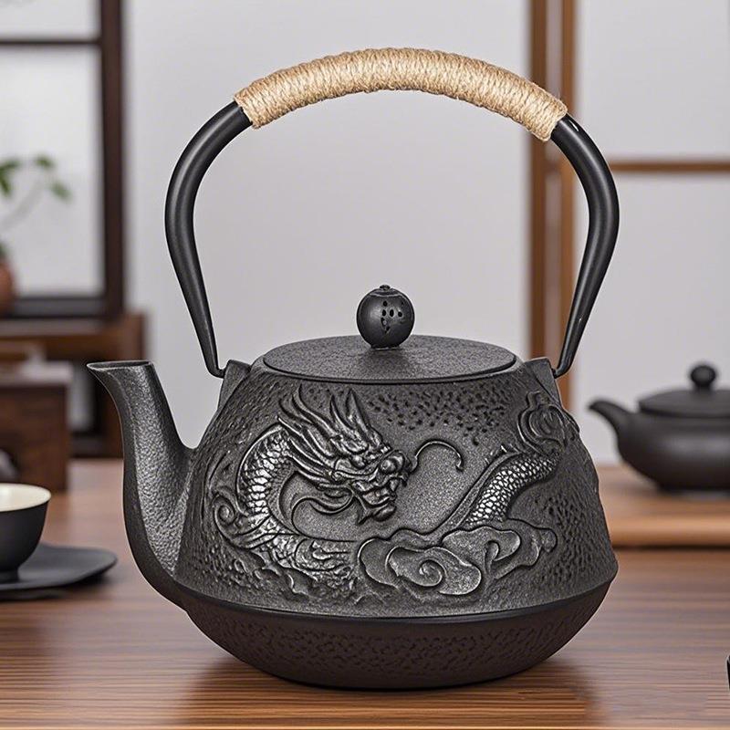 壶厂家烧无涂层铸铁548壶围炉水煮茶壶生壶家用养生铁户铁外茶具