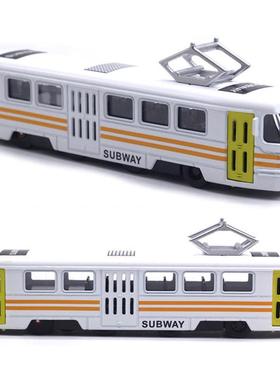 Classc Tran Tram Decast Pull ack Model Vehcle Toy Class