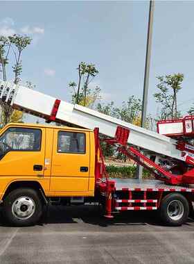 66高6下楼云梯OEE车载重云400公斤可进业市区 空施工梯作车