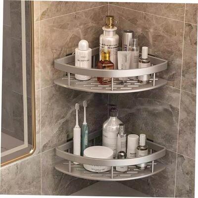 bathroom shelf toilet storage rack no punching shower racks