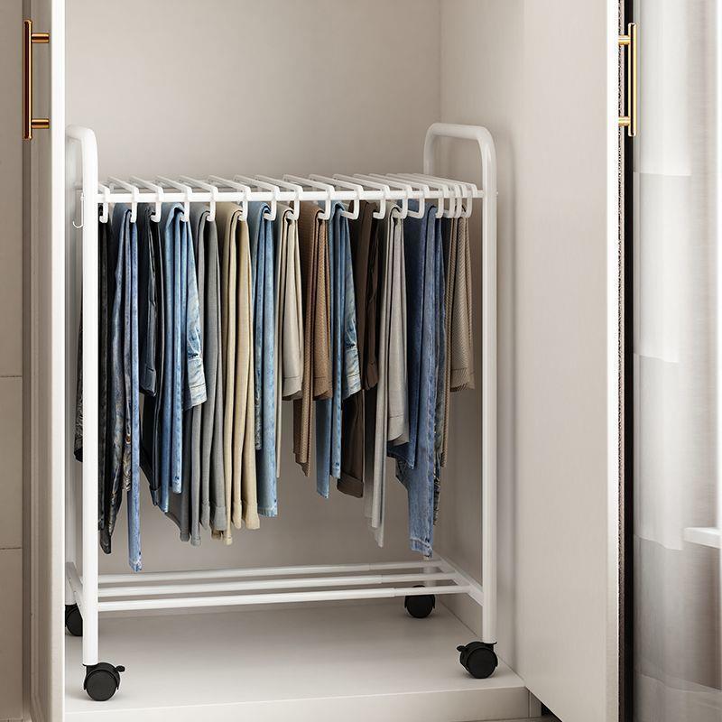 裤子收纳架家无品牌/居间卧室宿式舍移动衣架可房落地多功能简易