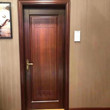 橡木门室内加厚房间门简约客厅酒店别墅平开门烤漆实木门
