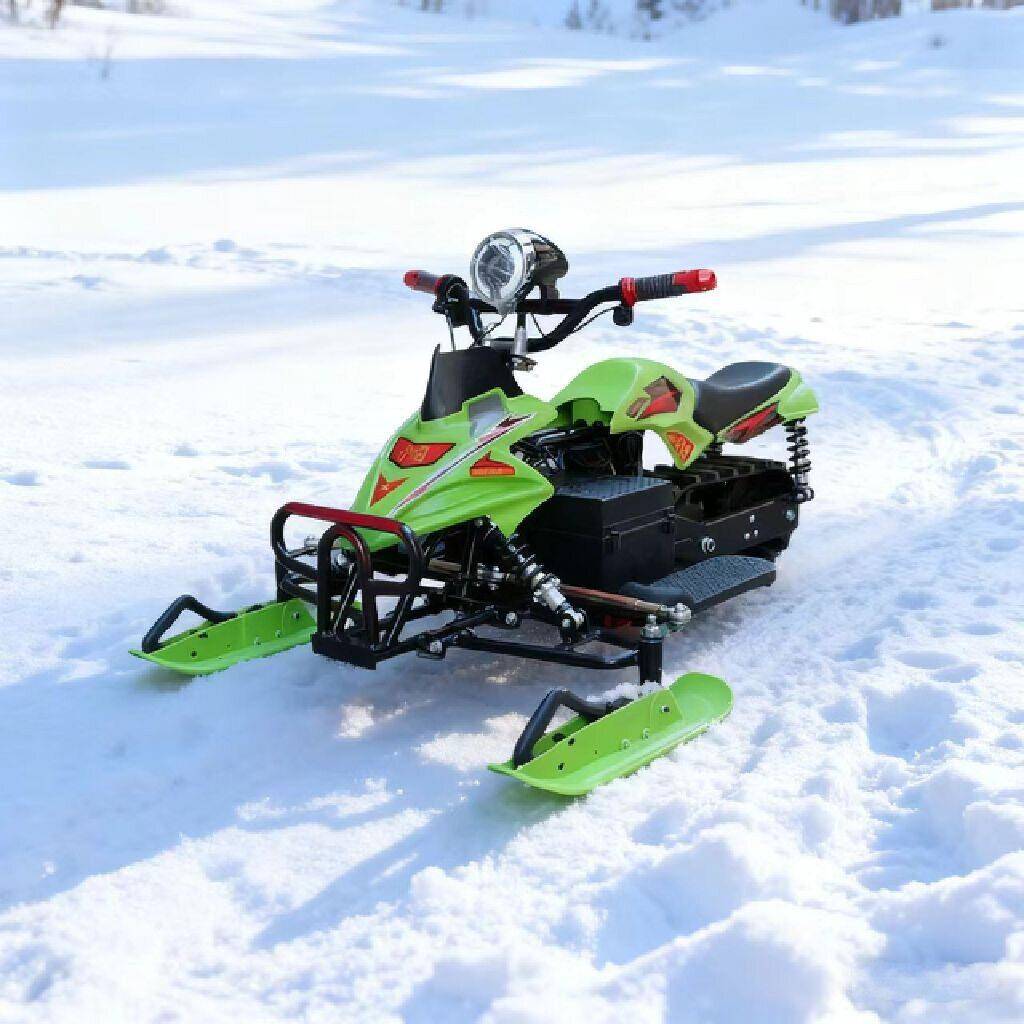户外雪地摩托成人电动雪地车滑雪车冬季小型摩托车履带车滑雪板