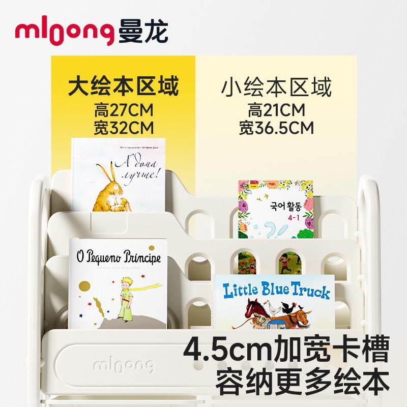 幼【25年新款】文件夹儿书架绘本架ETWJJHBJ儿玩具收纳二层架储物